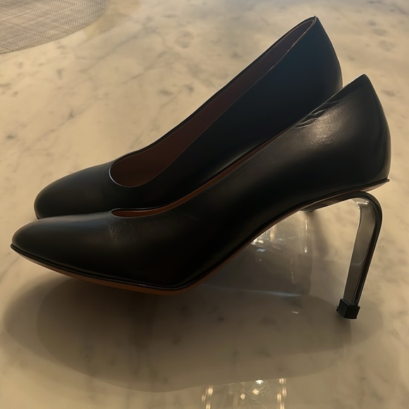 Clergerie black leather pumps, size 37 - Picture 2 of 11
